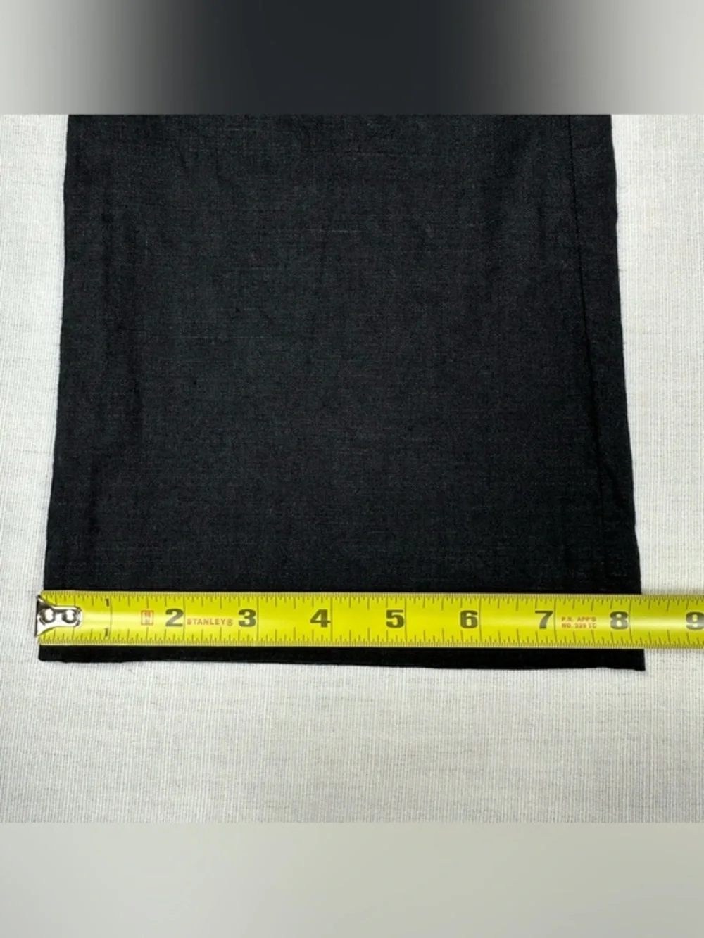 VTG  Banana Republic Lindsey‎ Stretch Linen Blend Pants  4P Minimalist Y2K Black